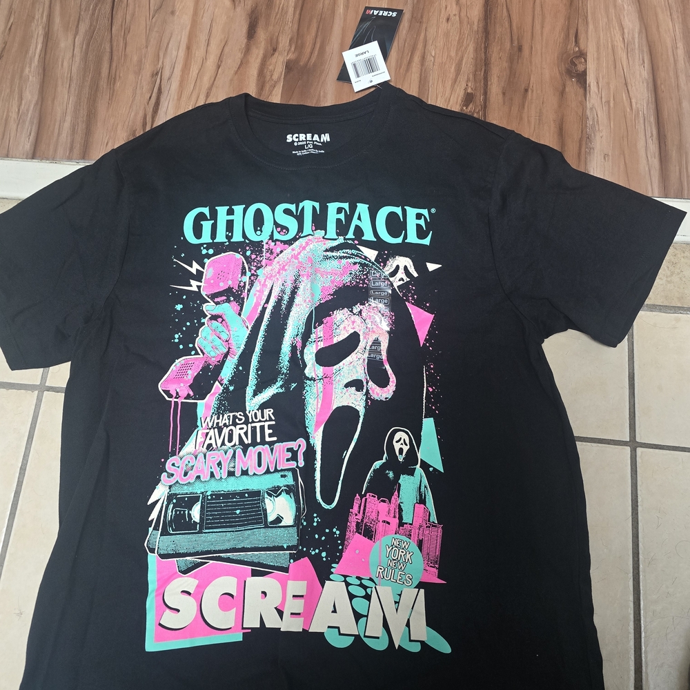 Scream Black Graphic T-Shirt